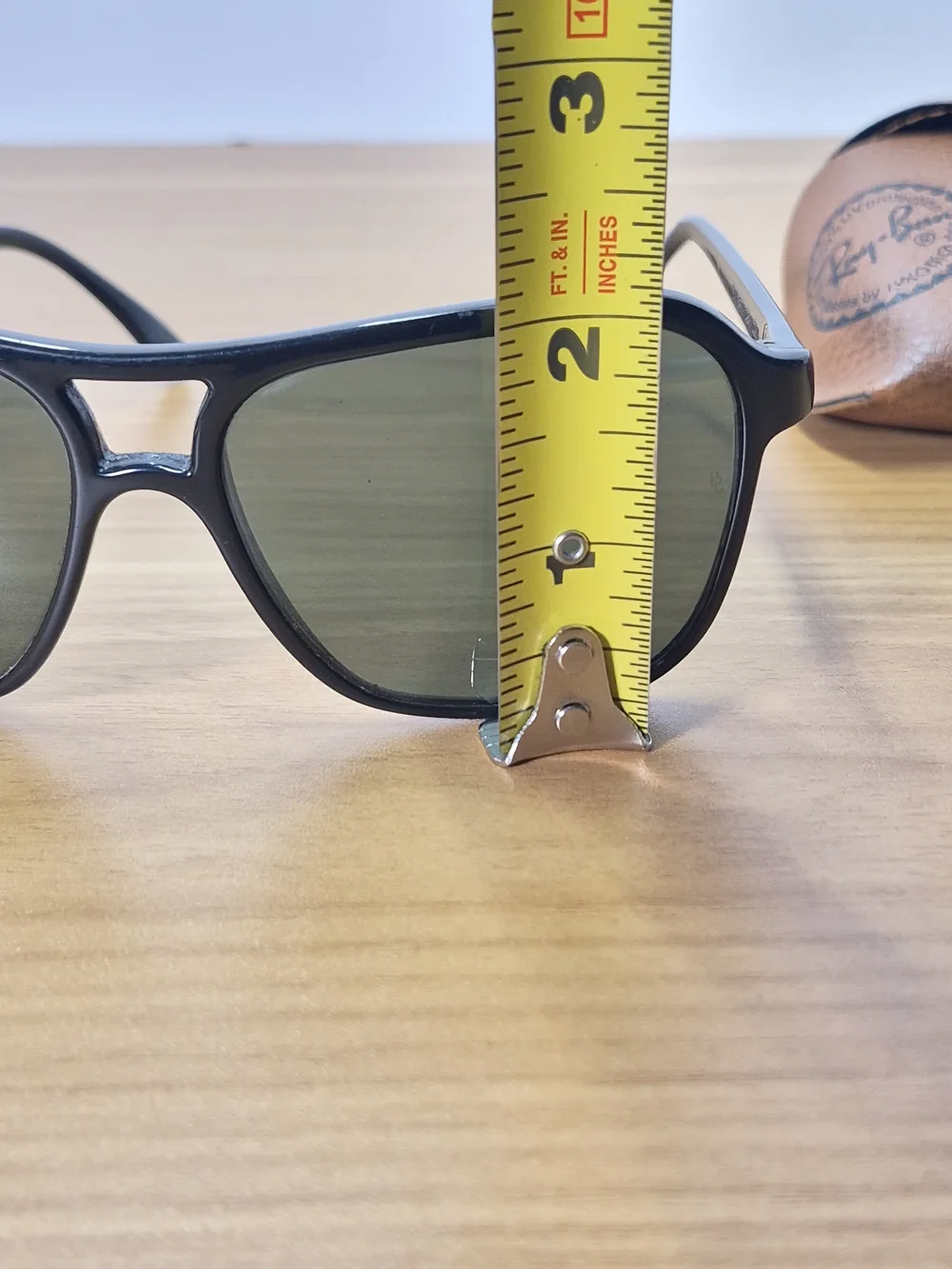 ​Vintage B&L Ray-Ban CATS Aviator Sunglasses Black France